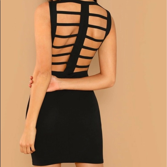 Caged Back Bodycon - Picture 1 of 6
